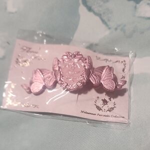 Charming Pink Butterfly Hair Clip